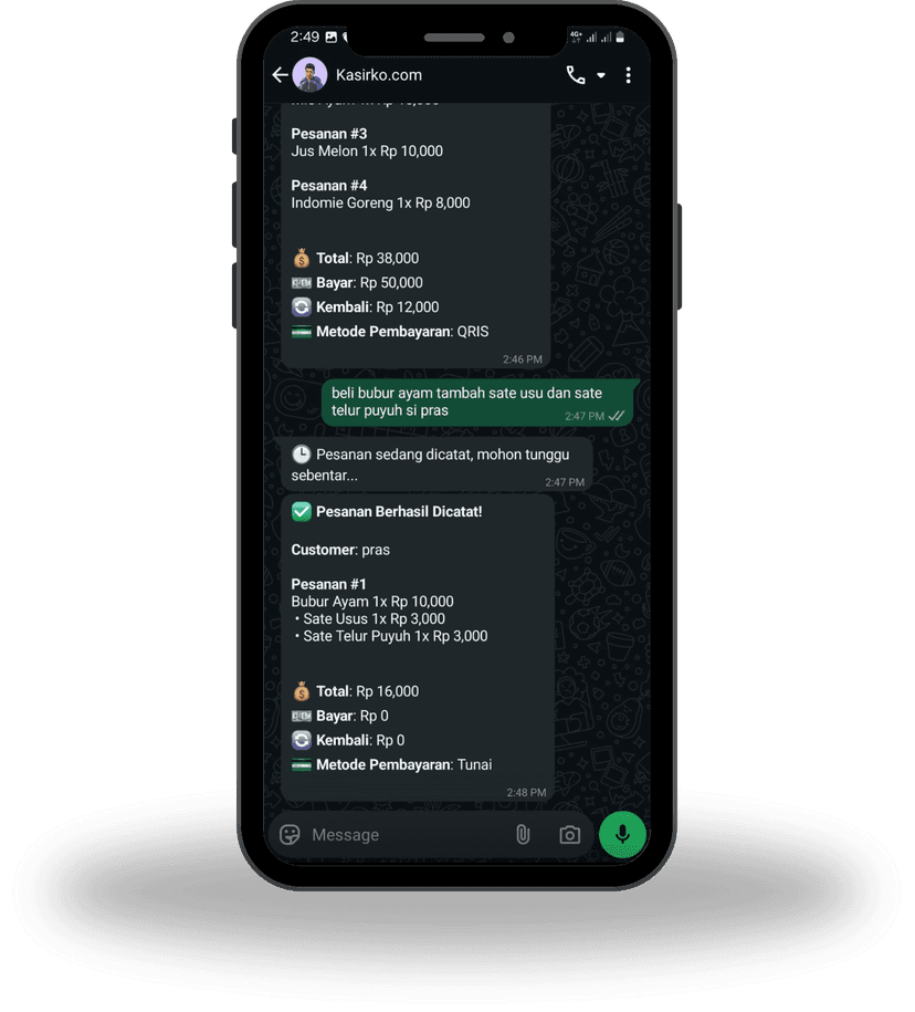 Kasirko app preview